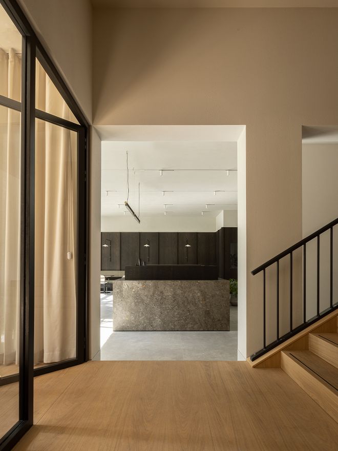 An image with Linden Palais, a flexible office space created by Norm Architects and The Office Group.