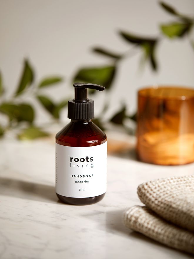 Roots Living Tangerine hand soap