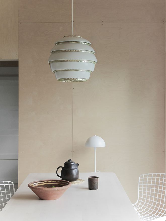 The dining table at Minna Jones' summer house