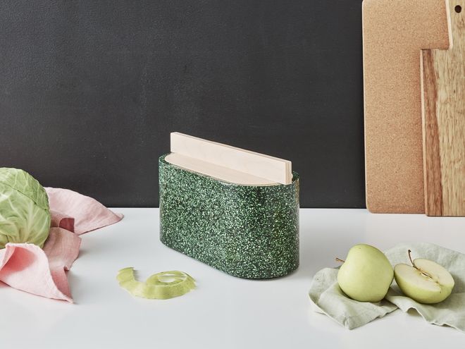 Niimaar Biowaste Box on moss green