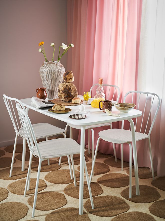 Maze Same table, 70 x 115 cm, white