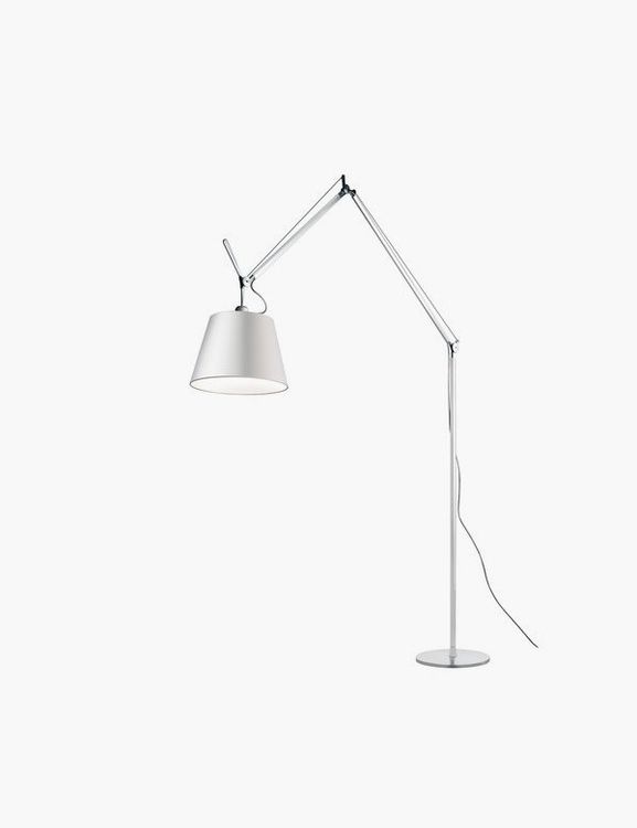 Tolomeo Mega floor lamp 42 cm, aluminium - silk