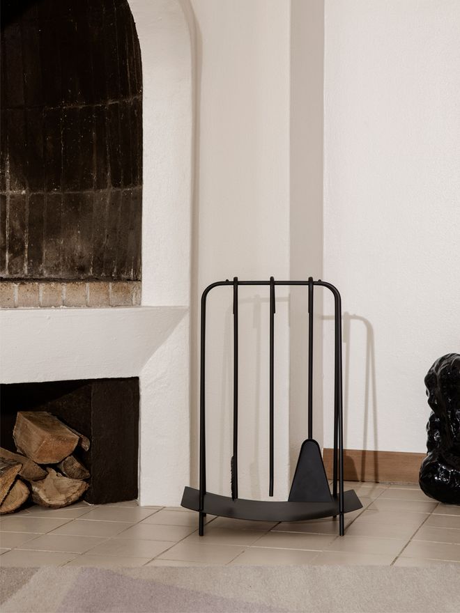 Ferm Living's Port fireplace tools
