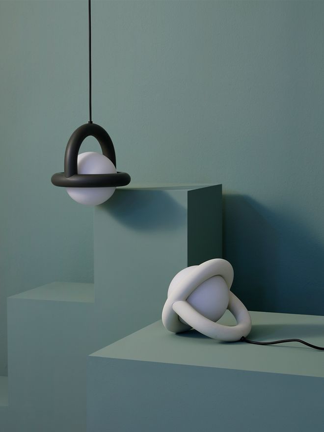 Ago Balloon pendant lamp and table lamp