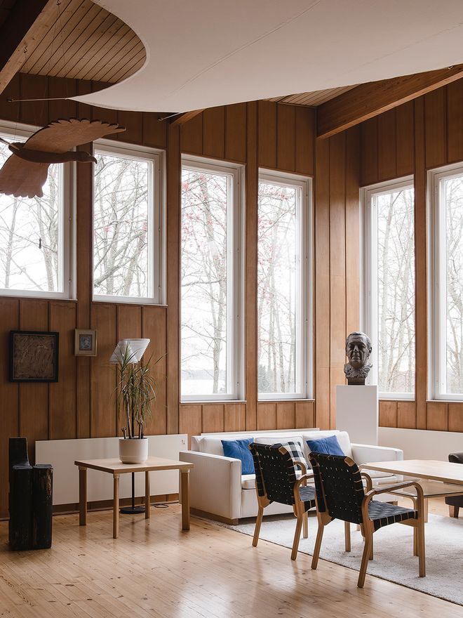 The living room of the Villa Kokkonen