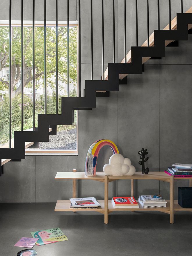 An image featuring the interior of Villa Radal, a private home designed by Olson Lyckefors architects.