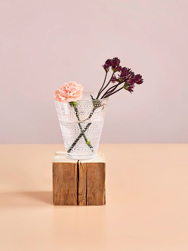 Iittala Kastehelmi vase, clear