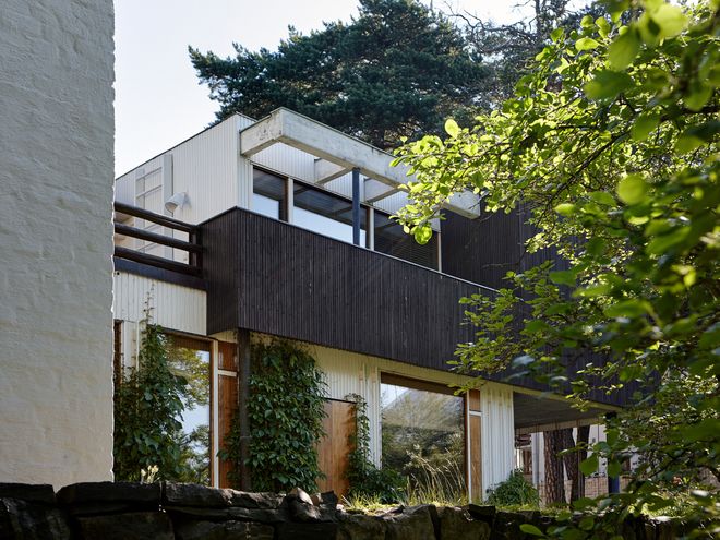 Facade of Alvar Aalto’s house