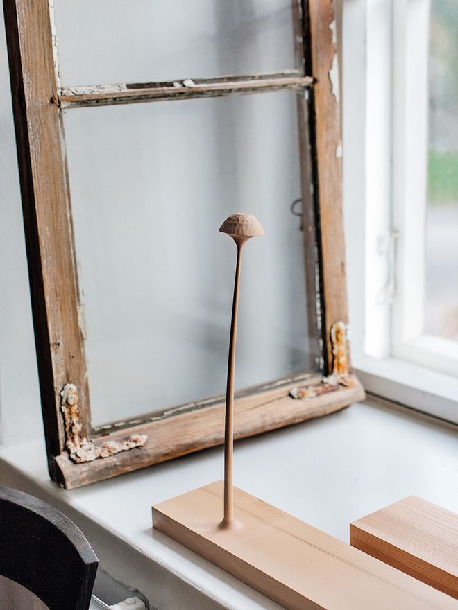 Antrei Hartikainen's Kukkii wood sculpture