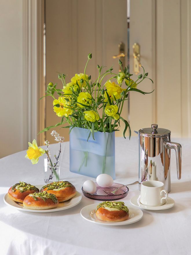 Pistachio buns, recipe