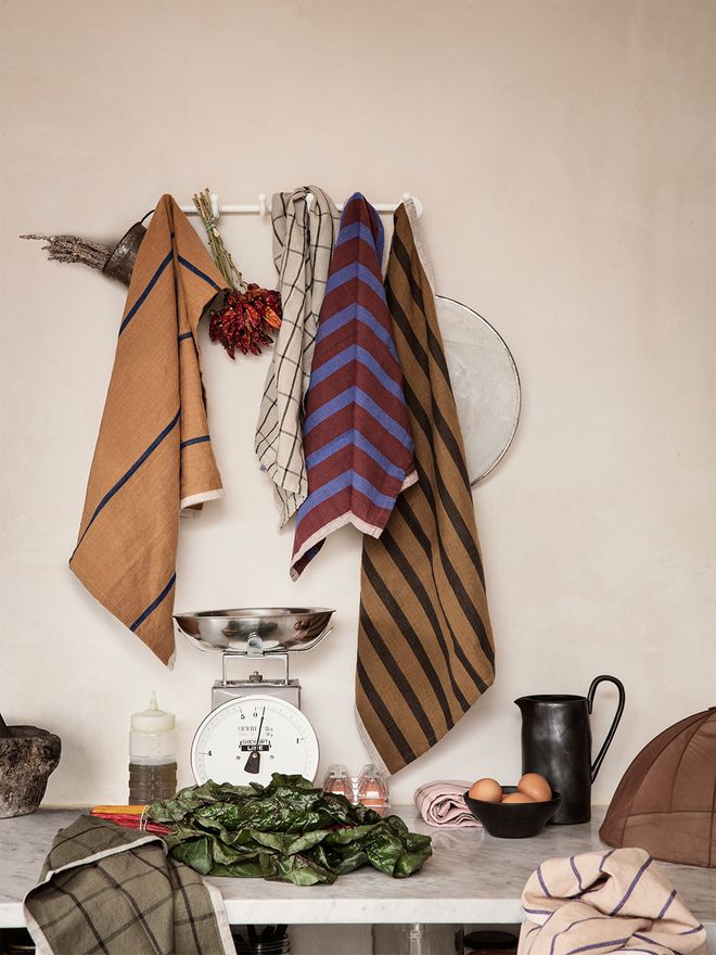 Ferm Living Hale kitchen towels