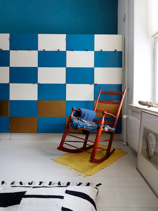 Architect Jouni Kaipia's colorful home in Helsinki