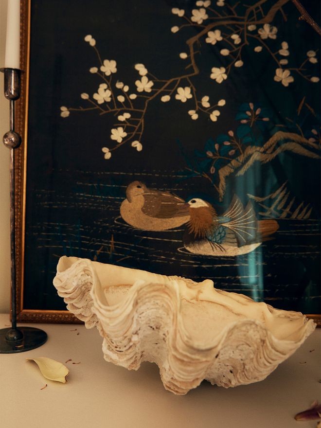 A detail in the home of Mattias and Caroline Storm in Stockholm