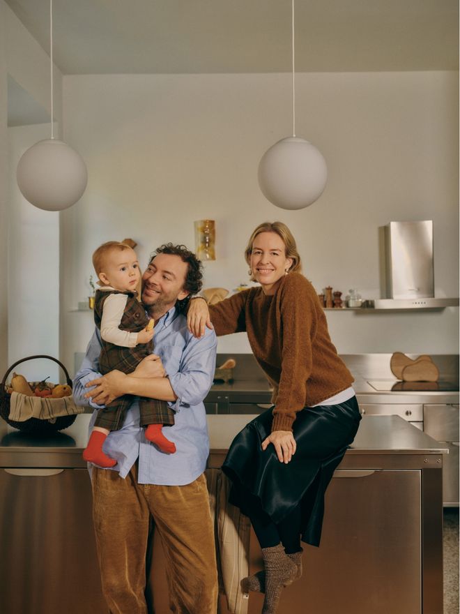 Portrait of Celia Solf and her family