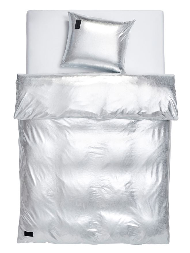 Magniberg  Nude Metallic Jersey duvet cover, silver