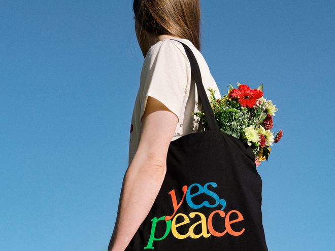 Yes, peace -kangaskassi