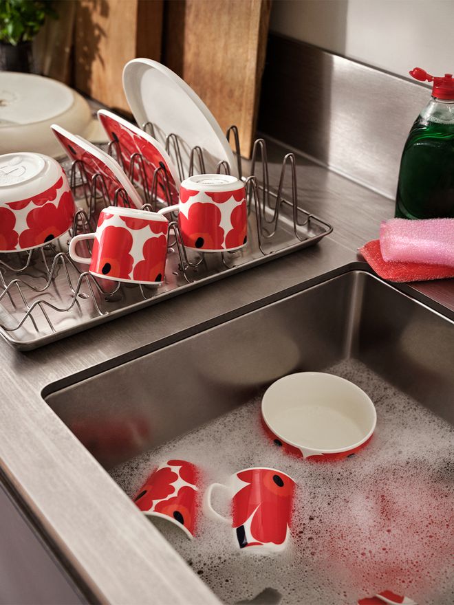 Marimekko Oiva - Unikko muki, punainen 