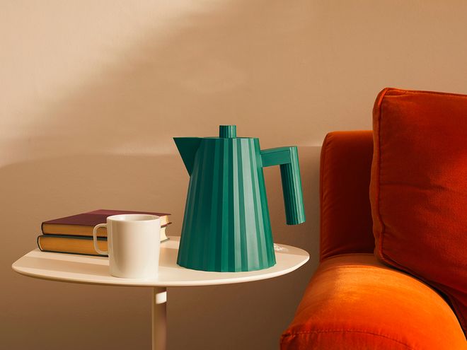 Alessi  Plissé electric kettle, 1 L, green