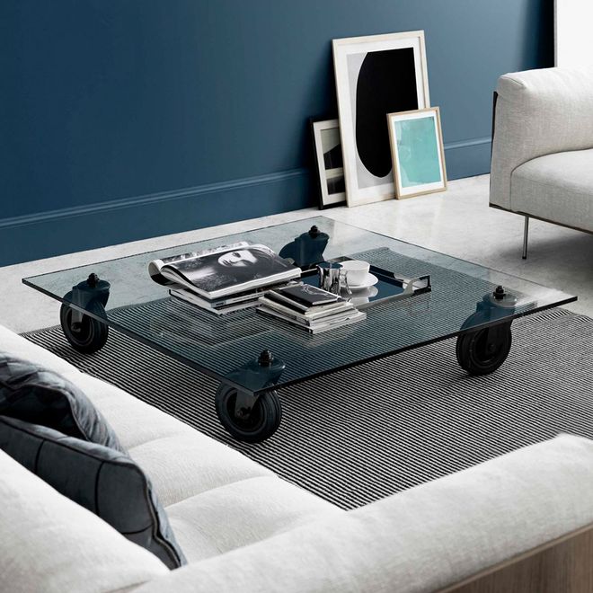 FontanaArte's Tavolo Con Ruote coffee table