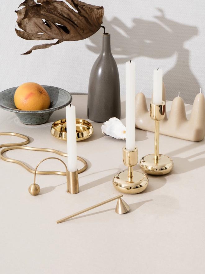 Iittala Nappula in brass