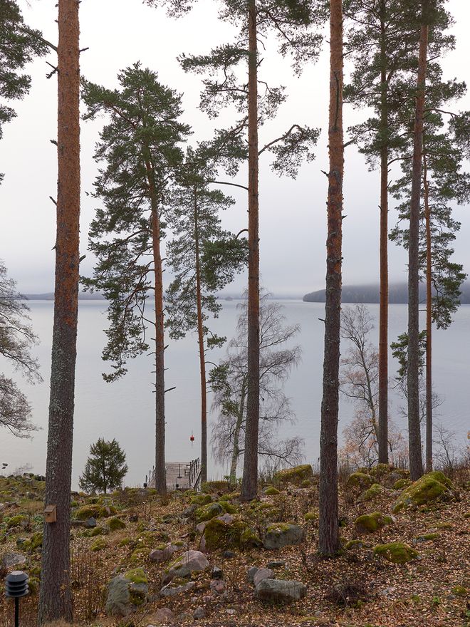 View to the lake Vesijärvi in southern Finland