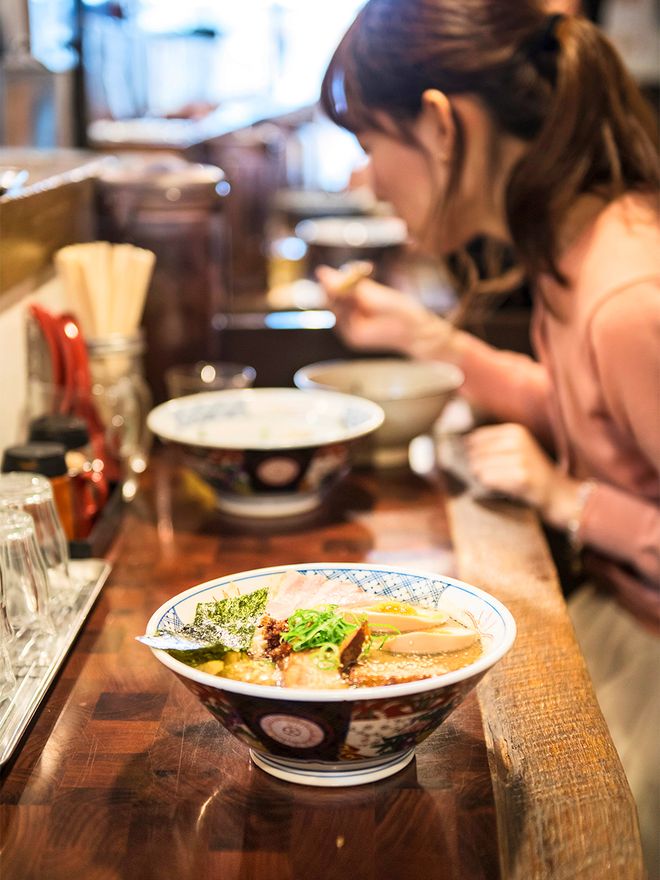 Ramen by Menya Shono in Tokyo