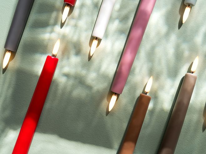 Uyuni Lighting's LED candles in various colors