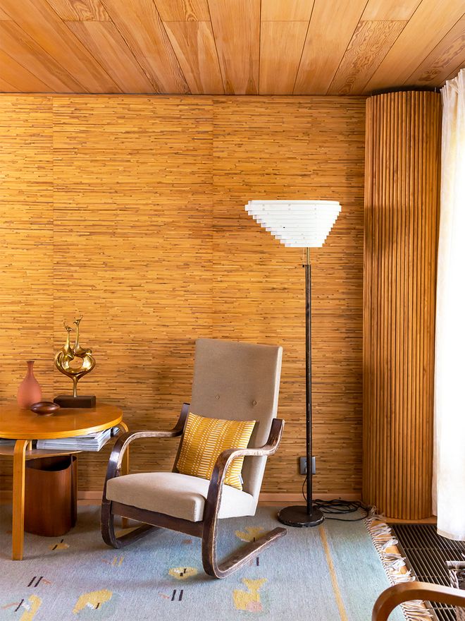 Artek Aalto lattiavalaisin A805, kiillotettu messinki