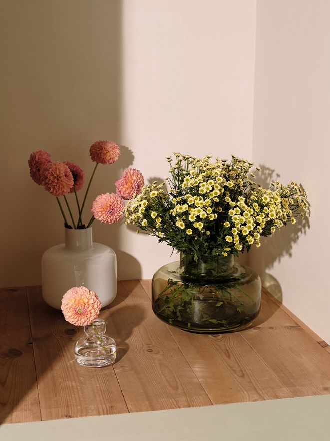 Marimekko Ming vase, white