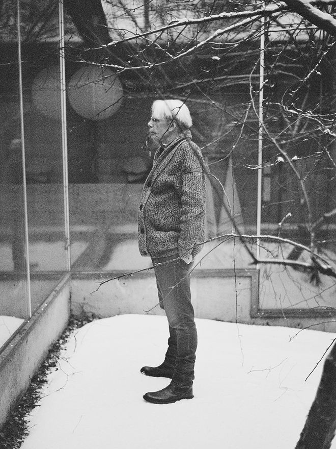 Olavi Koponen looking indoors