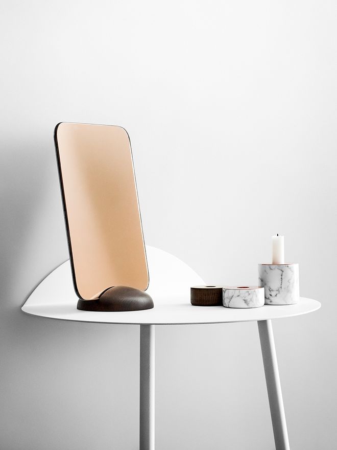 Menu Gridy Me mirror, dark oak