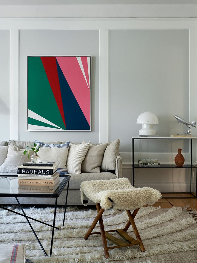 Sigfrid Billgren's home, living room