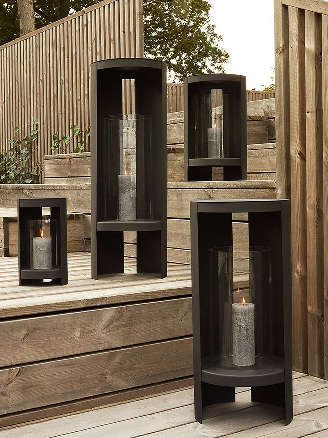 AYTM Ora lanterns in black