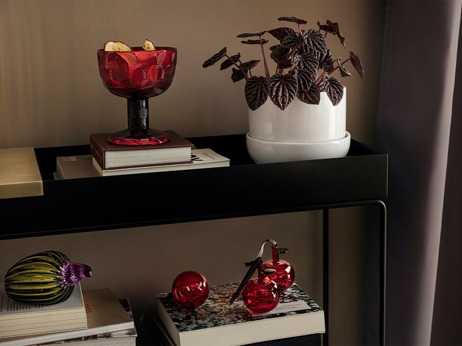 Iittala Miranda bowl 145 mm, cranberry