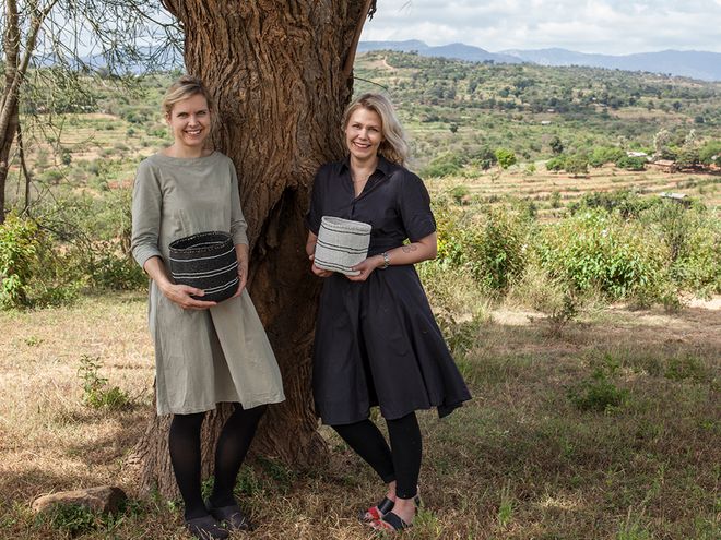 Mifuko’s baskets combine Finnish design and Kenyan craftsmanship