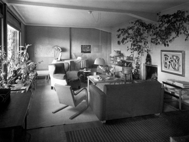 Living room in the Aalto House