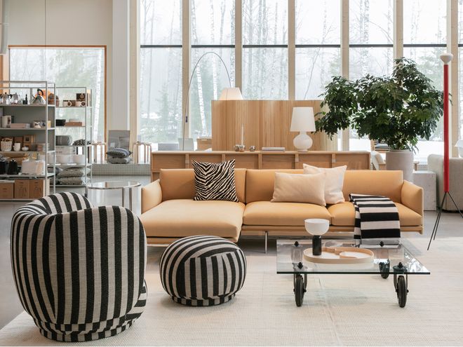 From light green to ochre yellow – spring is arriving to Finnish Design Shop’s showroom & shop