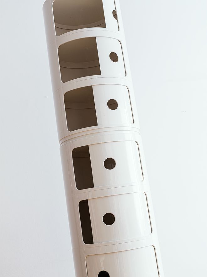 Componibili storage unit, 3 modules, white