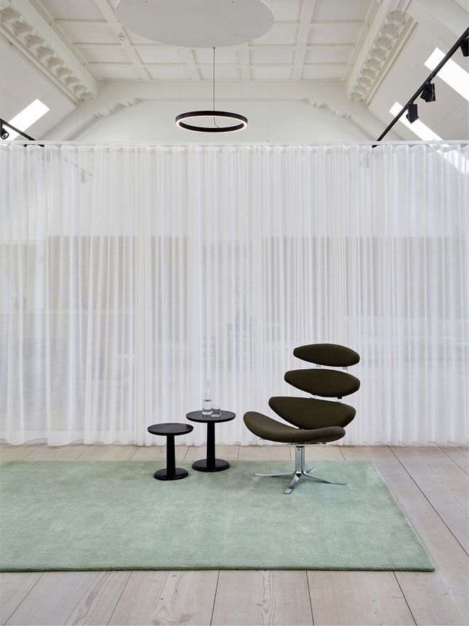 massimo copenhagen's RePeat rug in pistachio