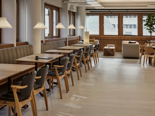 Sponda office dining space