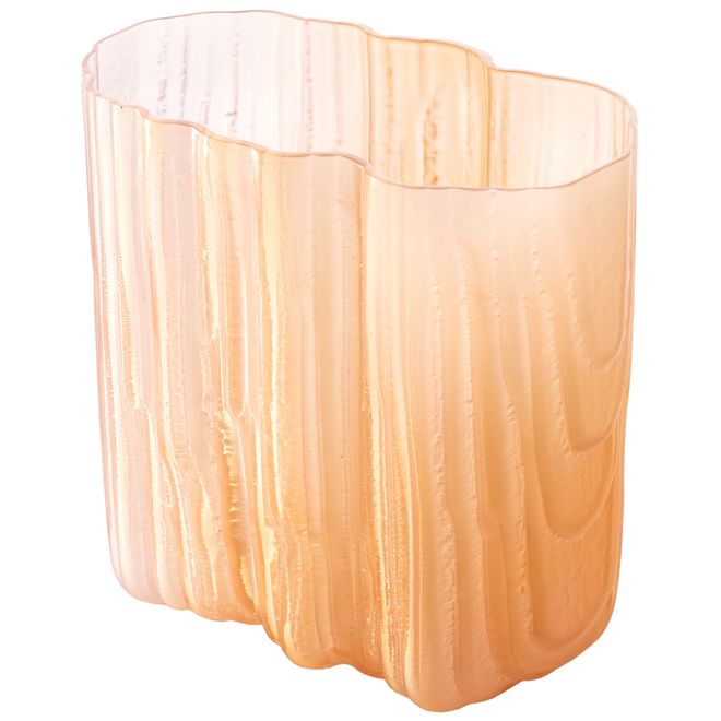 Melt vase in colour peach