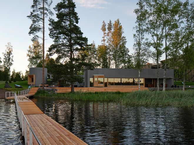 Exterior of the Art Sauna in Mänttä