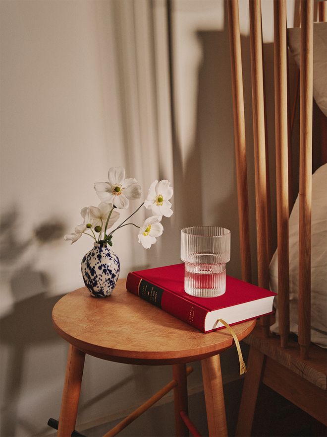 Ferm Living  Ripple drinking glasses, 4 pcs, clear