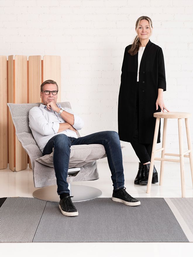Jukka Puotila of Woodnotes and Johanna Vuorio of Nikari