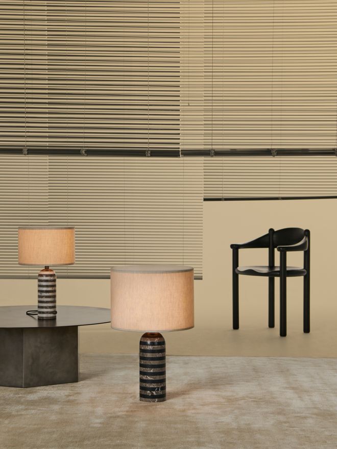 GUBI Gravity Upcycled-Marble Edition table lamp