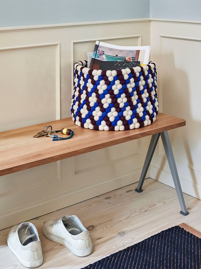 Hay Bead basket