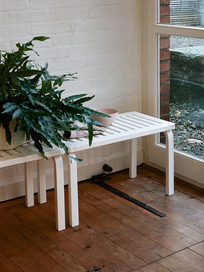 Artek  Aalto bench 153B, white