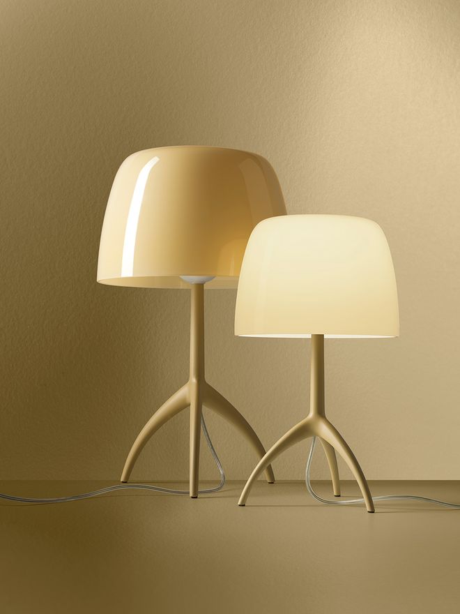 Foscarini Lumiere Nuances table lamp, large, Sahara
