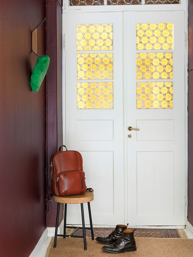 Artek's Kaari wall hook in the hallway