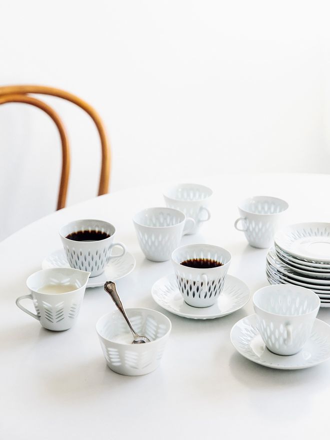 Iisa Pajula’s design treasure is a set of rice porcelain tableware by Arabia